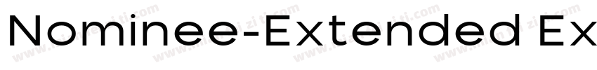Nominee-Extended Extended字体转换